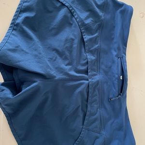 Blue size 8 lululemon running shorts